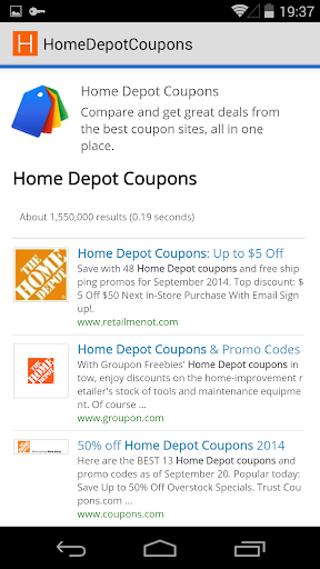 Home Depot Coupons