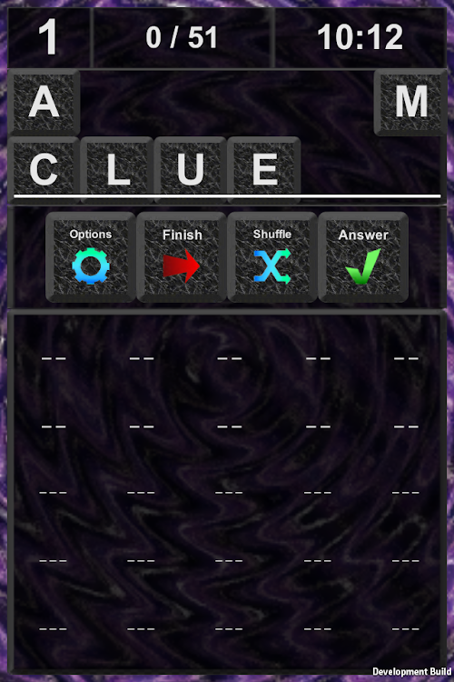 Android application Word Scrambles Pro screenshort