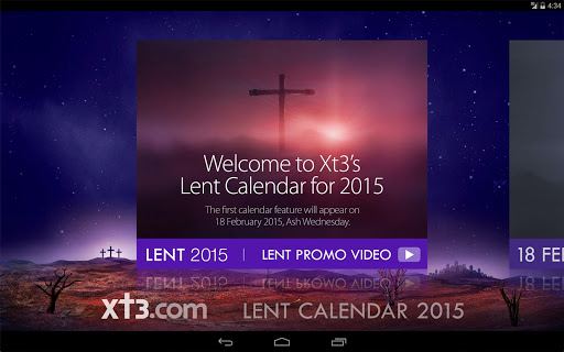 Xt3 Lent Calendar HD 2015