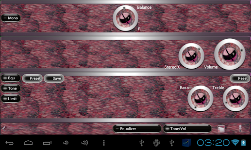 poweramp skin red snake Screenshots 11