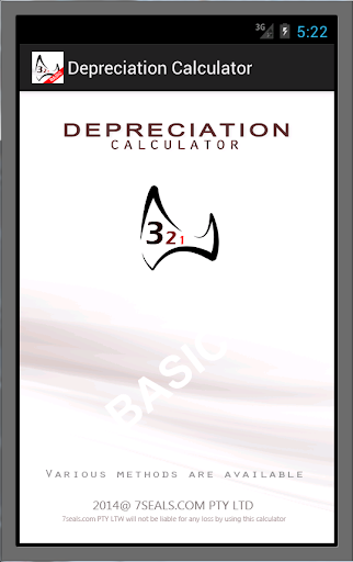 Depreciation Calculator Basic
