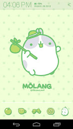 Molang Clover Green Atom theme poster 3