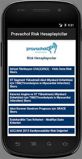 Pravachol Risk Hesaplayıcılar