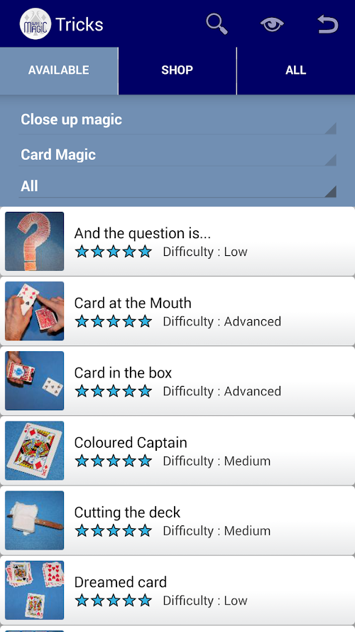 Android application WikiMagic screenshort