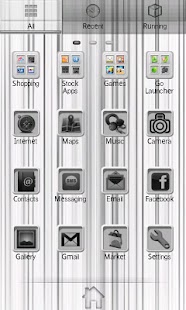 Download Whitewashed Go Launcher EX APK for PC