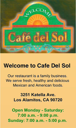 Cafe Del Sol