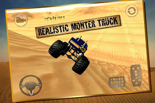 Monster Truck Desert Simulator