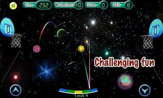 Cosmic Basketball FREE APK 屏幕截图图片 #3