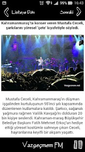 Vazgeçmem Radyo Screenshots 2