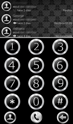 THEME BLACK SIVER FOR EXDIALER