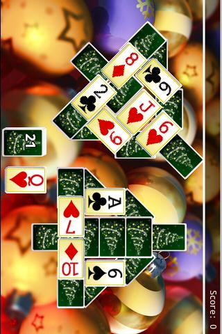 Christmas Tripeaks Screen 3