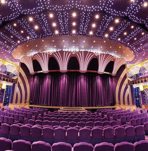 Teatro Carlo Felice provides an opulent setting for performers and shows on board MSC Poesia.