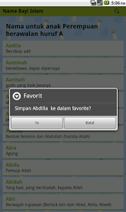 Nama Bayi Islam - screenshot thumbnail