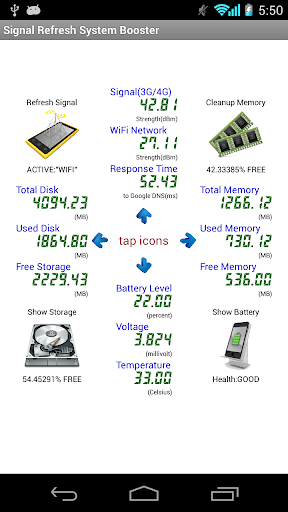 Signal Battery Memory Refresh