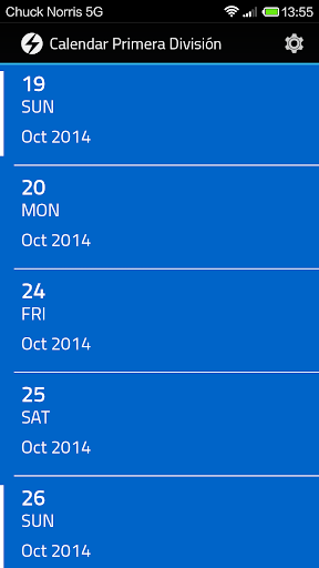 Goalstrm Calendar - Spain