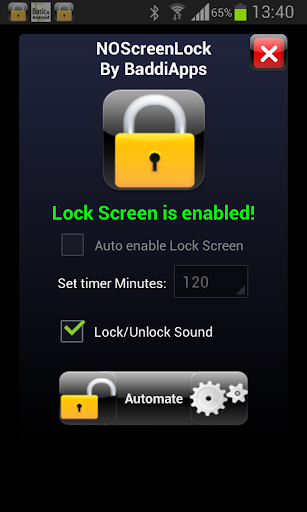No Screen Lock Free