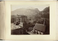 Hotel Wildenmann in Meiringen, gelegen naast de kerk