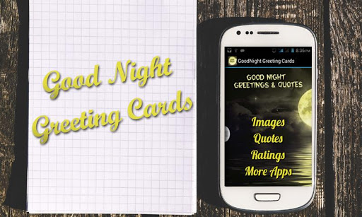 Good Night Greeting Cards