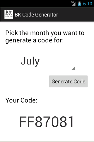 【免費工具App】BK Code Generator-APP點子