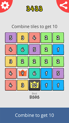 Just Get 10 - Hard Puzzle Game