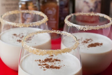 Spiced Eggnog Cocktail
