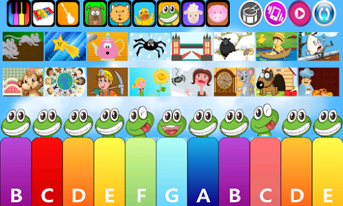 Android application Kids Piano Deluxe (Full) screenshort