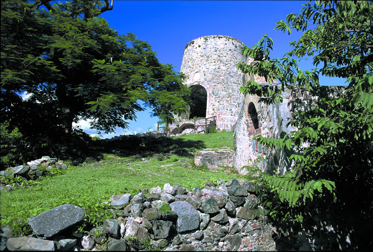 Ruins of the Annaberg Sugar Plantation on St. John, US Virgin Islands.