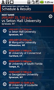 Syracuse University Athletics Screenshots 2