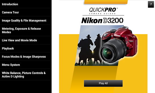 Guide to Nikon D3200