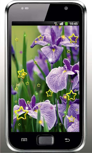 Iris Garden live wallpaper