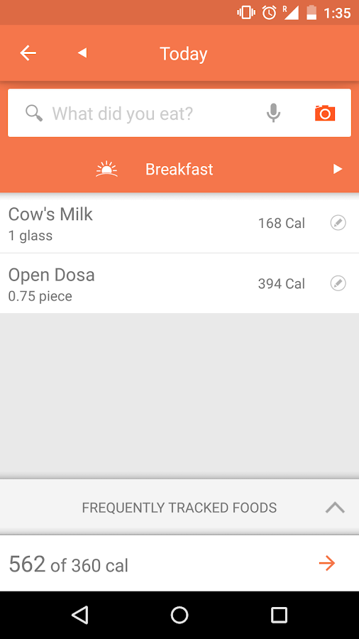 HealthifyMe Calorie Counter screenshot