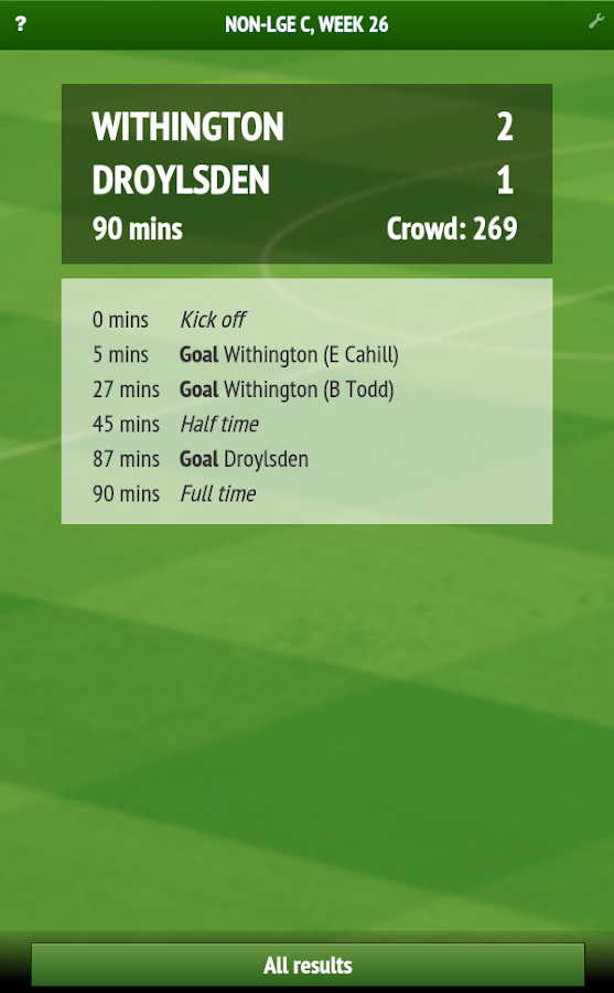 Football Chairman Lite - screenshot