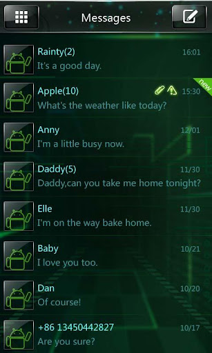 GOSMS Pro Android Theme v1.0