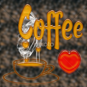 Love Coffee by Dipali S - Typography Words