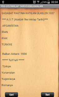 YGS-LYS İnkılap T. Kodlamaları Screenshots 2