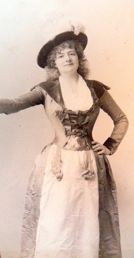 Helena Modjeska as Marie de Verneuil (The Chouans, Pierre Berton).
