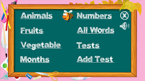 Android application Spell Test With Me screenshort