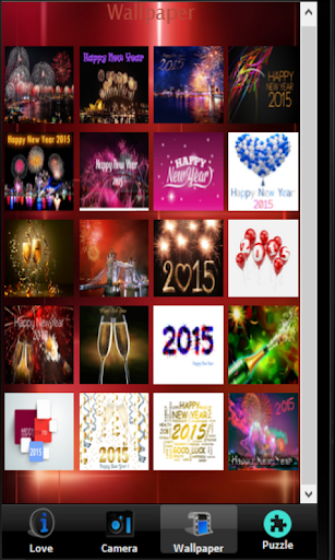 New Year Fireworks 2015 +Frame