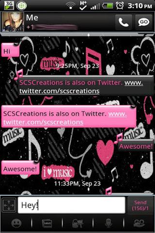 GO SMS - Love Of Music