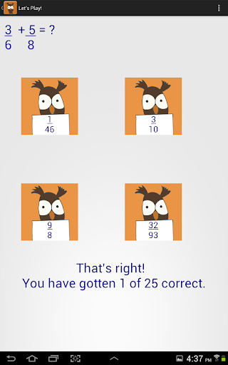 【免費教育App】Wise Owl Fractions-APP點子