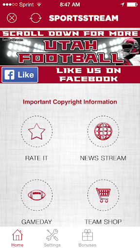 【免費運動App】Utah Football STREAM-APP點子