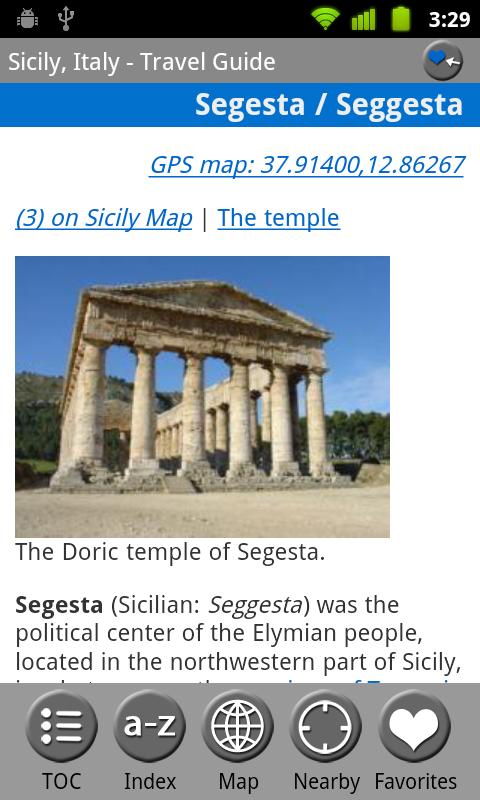 Sicily, Italy - Travel Guide Screen 3