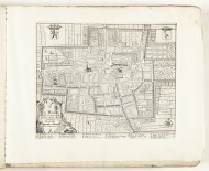 Plattegrond van Den Haag, ca. 1702