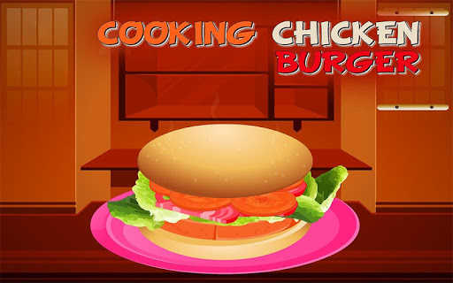 Cooking Chicken Burger