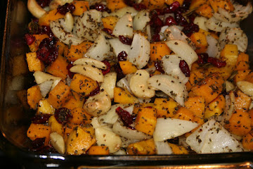 Butternut and Cranberry Casserole