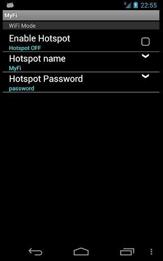 MyFi free hotspot