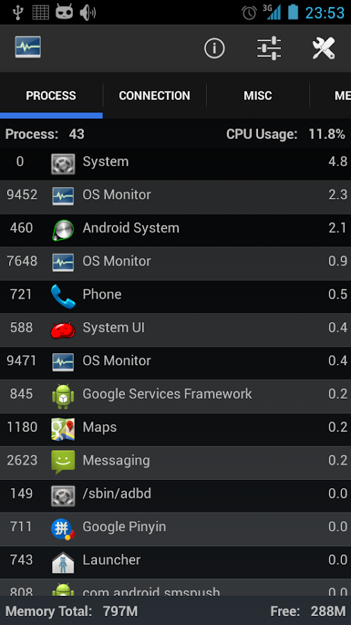 OS Monitor Android