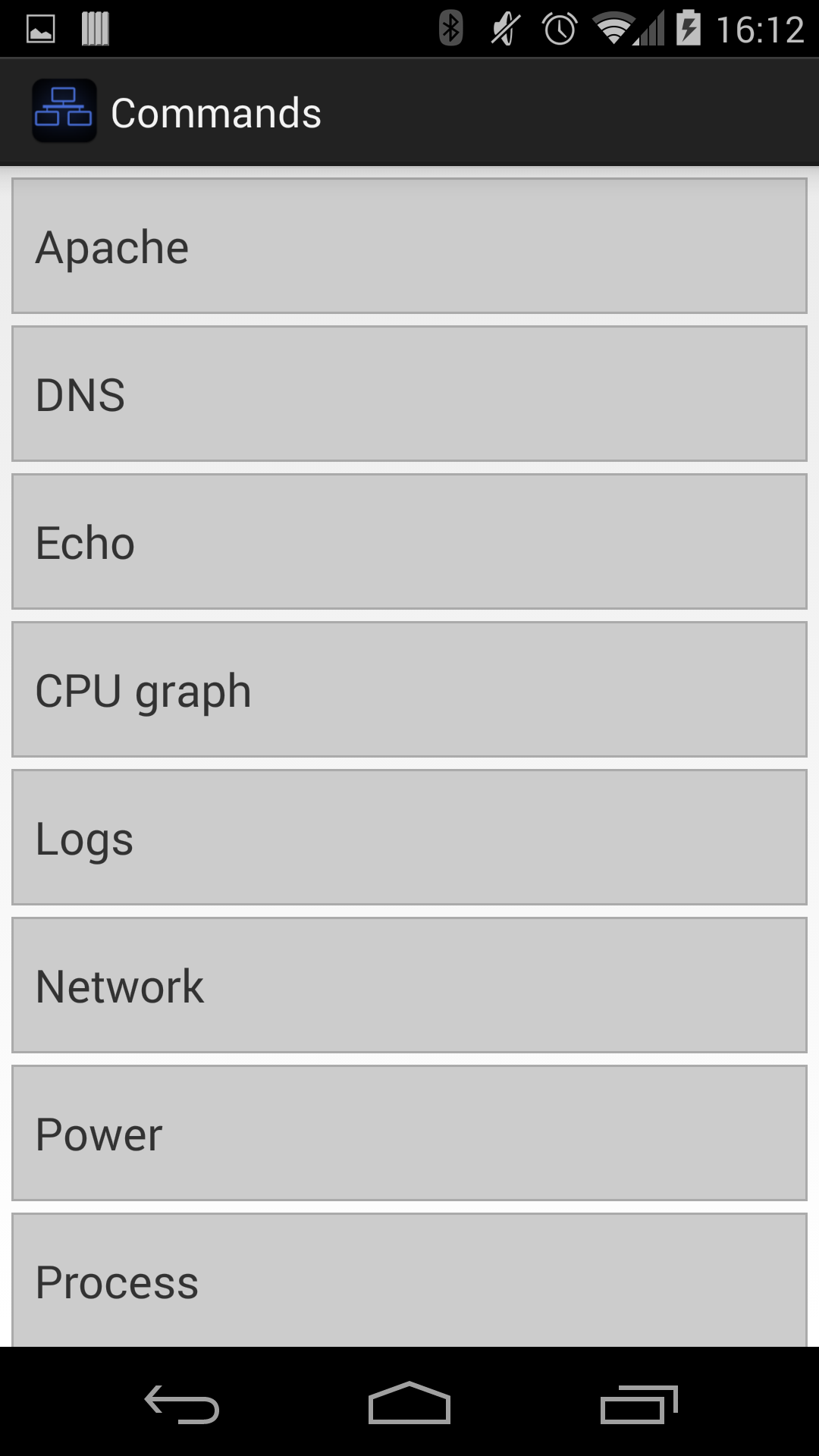Android application Pilot SSH screenshort