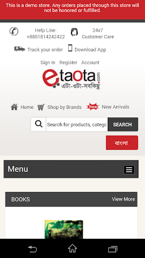 Etaota Online Store