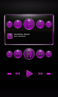 Lastest Poweramp Widget Pink Silver APK for PC